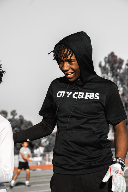 City Celebs Short Sleeve Performance Hoodie
